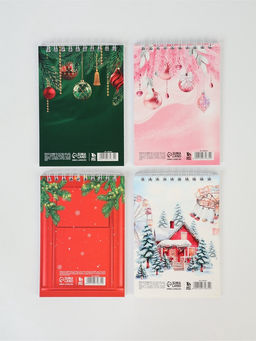 Цена за 8 ш. Блокнот А6, 40 л. мягкая обложка, на гребне Счастье в тебе МИКС