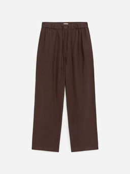 Pantalones de lino holgados - H&m фото 3