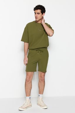 TRENDYOL MAN Premium Siyah Regular %100 Pamuklu Fit Dokulu Sort & Bermuda TMNSS23SR00032 - Trendyolmilla фото 12