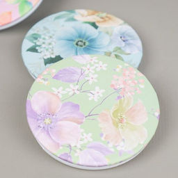 Зеркало карманное 7,5 см / CW419-5 /уп 12/480/ - Галеонтрейд фото 7