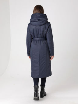 24319 Пальто дем. т.синий - Dizzyway фото 4