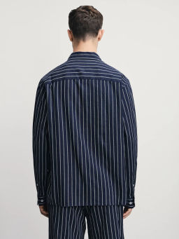 Рубашка relax fit со льном / Zarina  фото 5