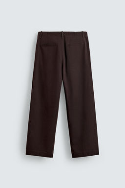 PANTAL?N BALLOON FIT ESTRUCTURA / Granate - Zara фото 7