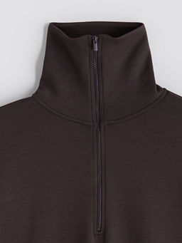 Dik Yaka Kad?n Sweatshirt Tunik