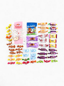 Сладкий детский новогодний подарок С Новым годом: конфеты + раскраска внутри, 500 г