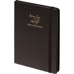 Ежедневник недатированный черный, А5 136 л., Story, ATTACHE  фото 2