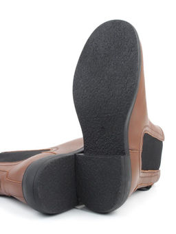 01-XKL21-137R BROWN Ботинки демисезонные женские (натуральная кожа, байка)