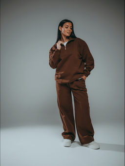 Габриэль брюки женские (коричневый)