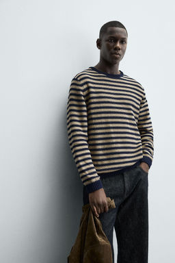 STRIPED JACQUARD SWEATER - Zara фото 6