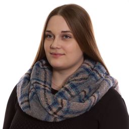 Теплый палантин женский в клетку MAGROM, бежевый, 180 х 70 см, из вискозы и шерсти