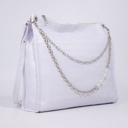 Сумка-мешок на молнии, цвет белый - Simaland фото 3