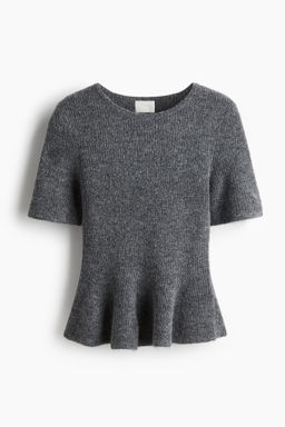 Top en punto de canal? con peplum - H&m фото 3
