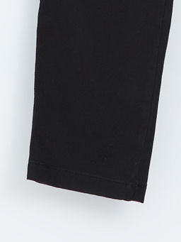 Beli Lastikli K?z ?ocuk Kargo Pantolon