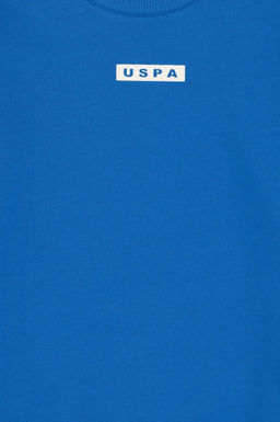 Кобальтовый свитшот с круглым вырезом для мальчиков - U.s. polo assn фото 5