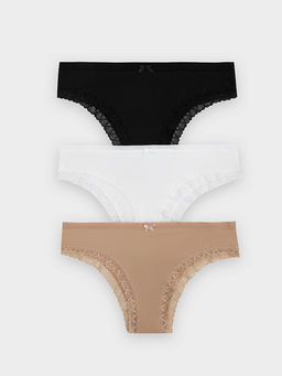 Трусы слипы женские в наборе, 3 шт - Mark formelle фото 4