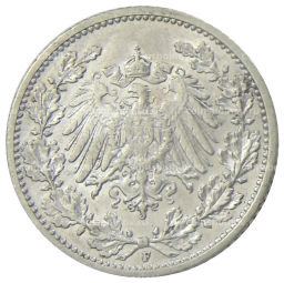 1/2 марки 1911 года F Германия