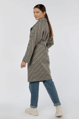 Пальто женское демисезонное (пояс) - El podio фото 4