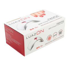 Лампа для гель-лака Luazon LUF-13, LED, 24 Вт, дисплей, 15 диодов, 220 В, белая