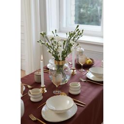 Скатерть Этель Shine 150*220 +/-3см, цв.шоколад, пл. 192 г/м2, хл с ВГМО  фото 10