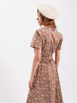 ВИДЕООБЗОР Платье  из 100% ХЛОПКА с V-образным вырезом - Tantino фото 7