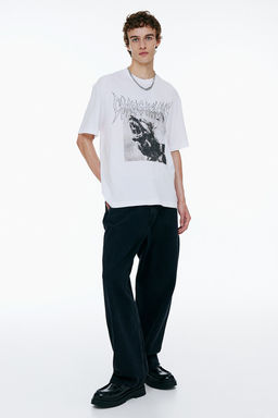 Camiseta con motivo estampado Loose Fit - H&m фото 3