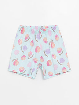 Beli Lastikli Desenli K?z ?ocuk Pijama ?ort