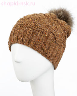 6817/1 MWH Колпак флис полоска 1/2 женский (56-58)