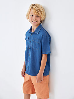 Rahat Kal?p Erkek ?ocuk Jean G?mlek - Waikiki фото 3