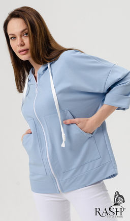 Парка "Экзюпери" голубая Цвет:Голубой