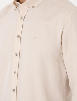 Bej Slim Fit Uzun Kollu G_mlek - Pierre cardin фото 7