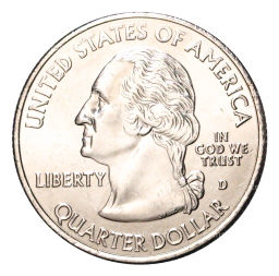 25 центов (1/4 доллара) 1999 года D США Штаты и территории  Делавер