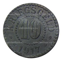 10 пфеннигов 1917 года Германия  Нотгельд Франкфурт на Одере
