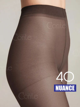 Колготки Conte Nuance 40XXL (80/10) - grafit - Conte elegant фото 2