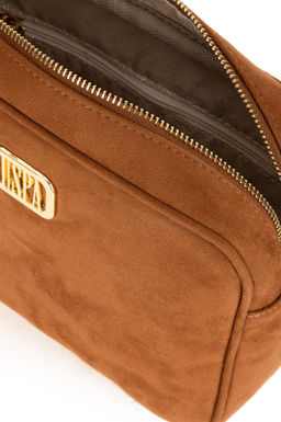 Женская светло-коричневая замшевая сумка через плечо Неожиданная скидка в корзине - U.s. polo assn фото 7