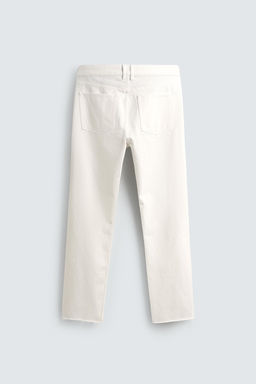 JEANS STRAIGHT FIT / Blanco - Zara фото 8