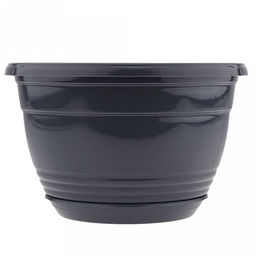 Горшок для цветов пластмассовый Глория 3,3л, д21,5см, h14см, антрацит (Россия) - Домашняя мода фото 2
