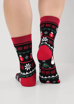 (CLE) Д2551П носки жен. НГ плюш (ЧЗ)