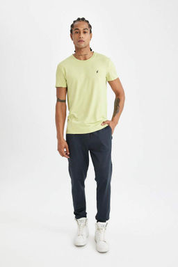 DeFactoFit Спортивная футболка Slim Fit с круглым вырезом и короткими рукавами  фото 13