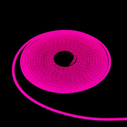 Гибкий неон Luazon Lighting 6?12 мм, IP65, 5 м, SMD2835, 120 LED/м, 12 В, свечение розовое