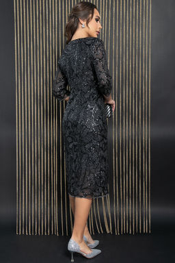 Платье Объятие ночи (черное) П11562 - Lt collection фото 2