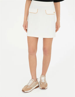 Ekru A Kesim _rme Etek - Pierre cardin фото 2