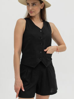 жилет ЛЕН  с ХЛОПКОМ - Трика фото 6