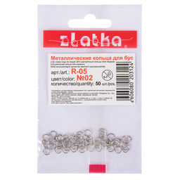 Zlatka Кольцо для бус R-05 2.5 мм 50 шт №05 под медь  фото 3