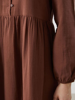 Bisiklet Yaka Kad?n Elbise