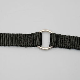 Сворка для двух собак, каждая 45 х 1,5 см, чёрная - Пижон фото 2