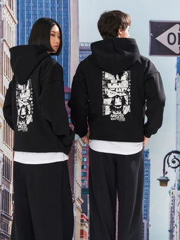 =Худи унисекс ANIME STYLE с начесом свободного силуэта - NEVERLATE фото 5