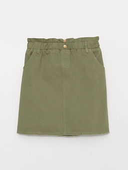 Beli Lastikli Basic Gabardin K?z ?ocuk Etek