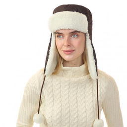 Аксессуар Шапка ALTRO ушанка арт.1181306-09/МБ коричневая