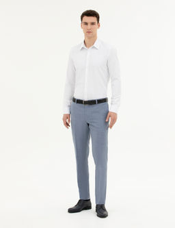 Beyaz Slim Fit Uzun Kollu G_mlek