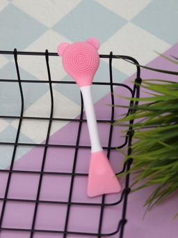 Двусторонняя кисть-щётка для лица "Polar Clean", pink